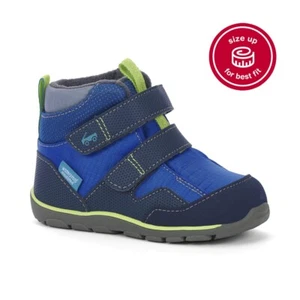New See Kai Run Atlas III water proof boots, hook and loop strap, 2 youth, NIB - Picture 1 of 2