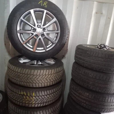 Winterräder auf Platin Alufelgen Skoda Octavia 4 - 205/60R16 - Fulda - AP18 - Bild 1 von 4