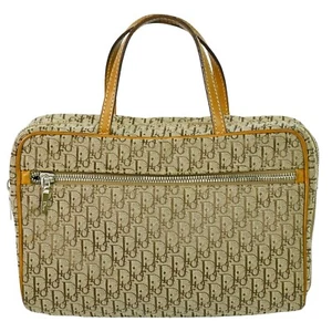 Christian Dior Trotter Canvas Handbag Beige - Picture 1 of 15