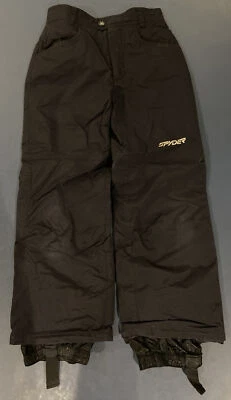 EUC SPYDER Kids Ski Pants - size 8, black - Image 1 of 4