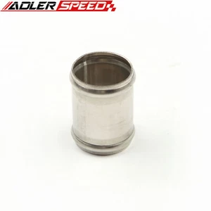 NEW 2" 51mm OD Stainless Steel Hose Adapter Joiner Pipe Connector Silicone USA - Picture 1 of 4