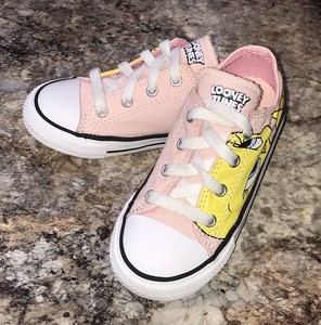 baby converse pink glitter