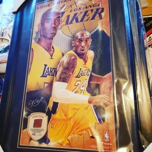 KOBE BRYANT LA LAKERS Framed Basketball & Photo 10x18 1 of 1! Numbered 248/250 - Picture 1 of 4