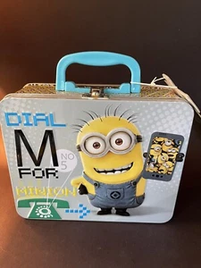 Minions lunch pale w jigsaw puzzle Despicable me Dial M for Minion 8x6x3 - Picture 1 of 7