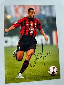 CAFU AC Milan Brazilian soccer World champion 1994/2002 signed photo 8x11 - Picture 1 of 1