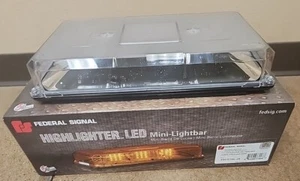 Amber Mini Light Bar LED Lamp Type, Permanent Mounting, 15 4/5" Len; 454101HL-25 - Picture 1 of 6