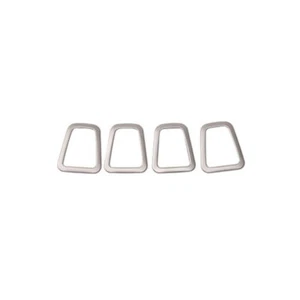 Matte Silver Rear Trunk Hook Cover Trim 4PCS Fit For Volvo XC90 2016-2022 2023 - Picture 1 of 7