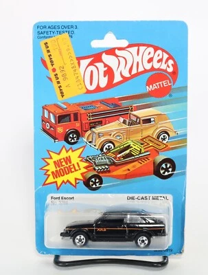HOT WHEELS FORD ESCORT XR3, BLACK, BW WHEELS, MALAYSIA - Image 1 of 4