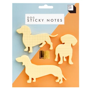 Hunde Haftnotizen 3er Set - Dog Sticky Notes -Schul- Büromaterial Klebezettel - Bild 1 von 2