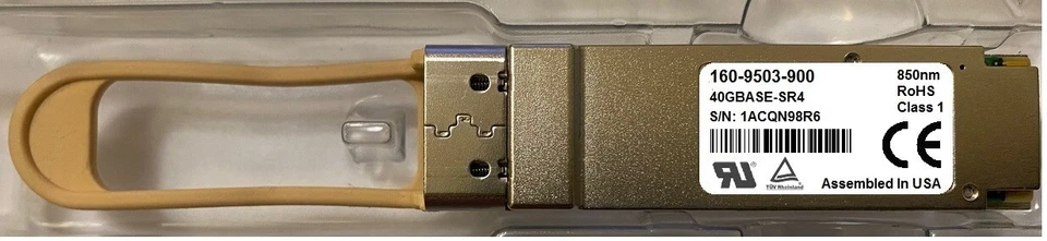 Ciena 160-9503-900 compatible 40GBASE-SR4 40GE QSFP+SR4 850nm 400m MPO MMF - Image 1 of 1