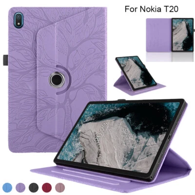 Rotating Case For Nokai T20 Tablet 10.4'' Shockproof PU Leather Stand Flip Cover - Image 1 of 4