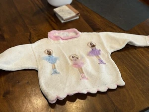 Sam’ Friend 3T Ballerina Dance Vintage Sweater 100% Cotton - Picture 1 of 20