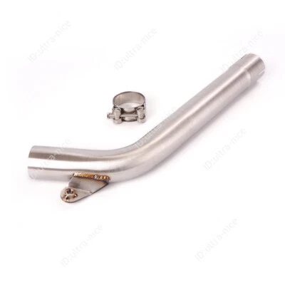 Tubo de enlace de escape medio de acero inoxidable medio para Yamaha FZ6 FZAER FZ6N 2007-2011 Foto 1 de 4