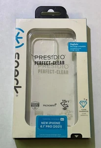 Open Box Speck Presidio Perfect-Clear Case for iPhone 13 Pro (6.1") - Photo 1 sur 5