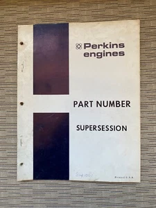 Perkins engines Part Number List Supersession 1001 - Picture 1 of 4