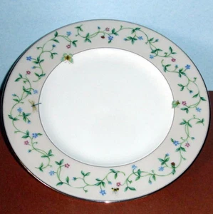 Lenox Idalia Salad Dessert Plate 8" Floral/Butterfly Design 1st Quality USA New - Picture 1 of 2