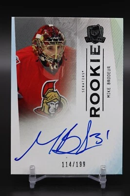 2009-10 Upper Deck The Cup Rookie #107 Mike Brodeur 114/199 Ottawa !!! - Image 1 of 2