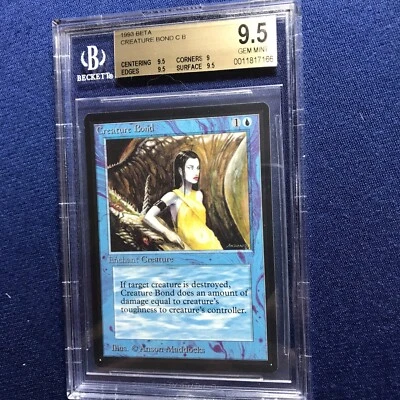 MTG BETA Creature Bond BGS 9.5  GEM MINT  1993 - Image 1 of 2