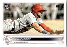 2022 Topps Juan Yepez RC Washington Nationals #506