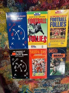 Bills Bucs Bears Los Angeles Raiders VHS Lot NFL Yearbook Team Video “Sealed” - Picture 1 of 1
