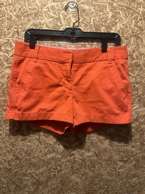 Pantalones Cortos J Crew Chino Rotos Naranja/Rojo Talla 6 Foto 1 de 4