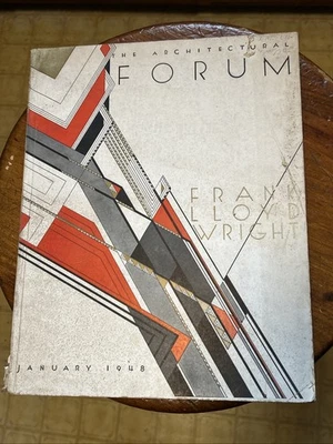 The Architectural Forum January 1948 Frank Lloyd Wright Issue - Image 1 of 4