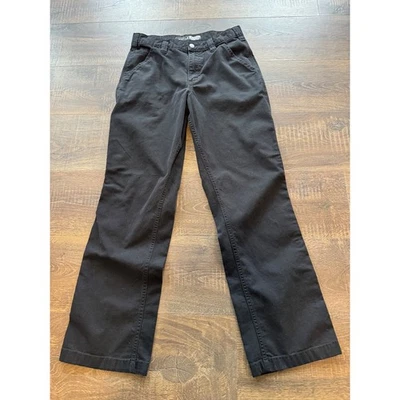 Брюки рабочие Carhartt BN2291 M свободные крой черный хлопок спандекс 30x32 - Изображение 1 из 4