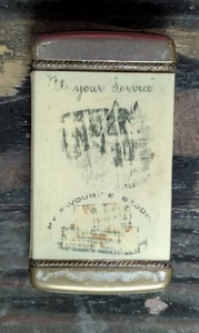 Antique Match Advertising Celluloid Match Box Matchsafe - Picture 1 of 4