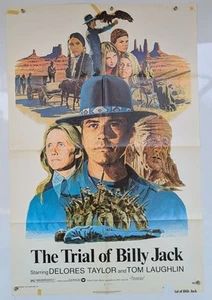 Póster original de la primera película The Trial of Billy Jack Tom Laughlin Delores Taylor - Imagen 1 de 1
