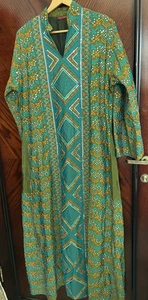 Machine embroidered Palestinian Tradition dress high Tatreez (Tatreez) - Picture 1 of 23