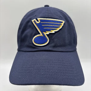 St Louis Blues NHL Fanatics Navy Unisex Strapback Baseball Hat OSFM - Picture 1 of 8