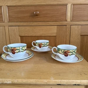 3 Royal Doulton Everyday China" Augustine” Cups And Saucers - Picture 1 of 3