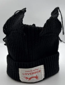 Charles Jeffrey Loverboy Chunky Ears Beanie - Schwarz - Bild 1 von 3