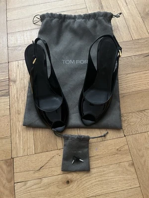 Tom Ford Patent Leather Sling Back Heels ￼ - Image 1 of 4