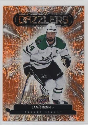 2022-23 Upper Deck Series 1 Dazzlers Orange Jamie Benn #DZ-47 - Image 1 of 2