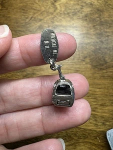 Vintage Charm Wildcat Mountain Ski Gondola Silver Pinkham's Grant New Hampshire - Picture 1 of 6