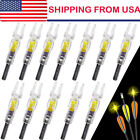12Pcs LED Lighted Nock for Archery Arrows 6.2mm Inside Diameter For Compound Bow
