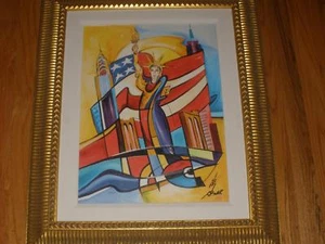 ALFRED GOCKEL NEW YORK STATE OF MIND 19" x 14" GICLEE PRINT ARTIST SIGNED PROOF - Picture 1 of 1