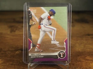 Adolis Garcia 2021 MLB TOPPS NOW Card 807 RC Rookie 30 HR Purple Parallel 15/25 - Bild 1 von 2
