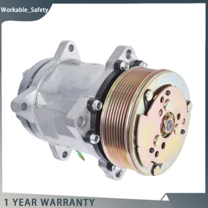 SD508,CO 9537C A/C Compressor With Clutch For Jeep Cherokee 2.1L 2.5L 1985-1990 - Picture 1 of 14