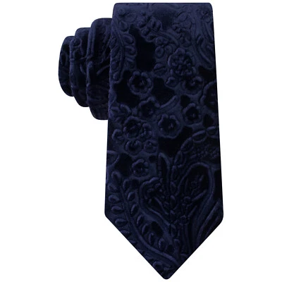 Corbata delgada cola pindot terciopelo cachemira azul marino SEAN JOHN Foto 1 de 4