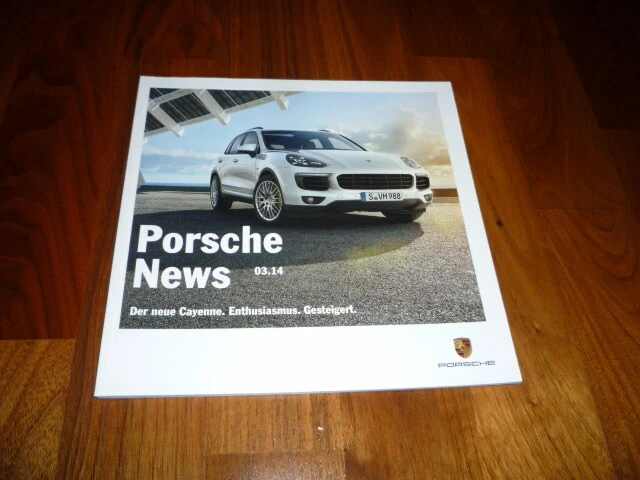 Porsche News Brochure 09/2014 Porsche Cayenne  - Image 1 of 1