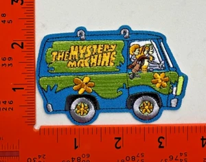 Scooby Doo Cartoon Mystery Machine Van Embroidered Iron On Patch - Picture 1 of 1