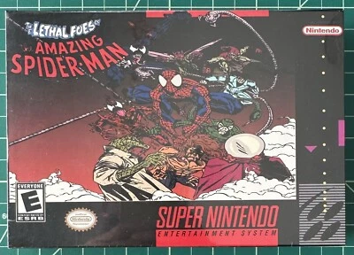 SNES SELLADO The Lethal Foes of The Amazing Spider-Man Edición Limitada #4/20 Foto 1 de 4