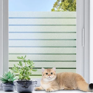 Window Privacy Film Frosted Glass Window Film Heat Blocking Window Cling Decorat - Picture 1 of 12