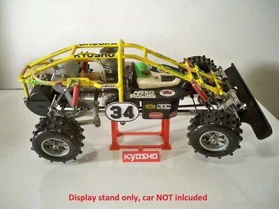 Vintage Kyosho LandJump Graupner Land Jump  Vanning Display Stand RC Box Bumper - Immagine 1 di 4