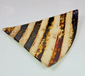 Keramik Kunst Handarbeit Seifenschale Dreiecksform - Bild 1 von 7