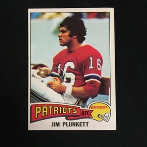 1975 Topps #321 Jim Plunkett New England Patriots EXMT *Crease* - Picture 1 of 4