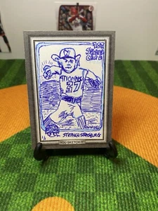 Stephen Strasburg RC 2010 Topps 1/1 You Sketch It Karte SSP WASHINGTON NATIONALS - Bild 1 von 3