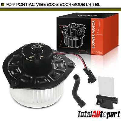 HVAC Blower Motor & Resistor Kit for Pontiac Vibe 2003 2004-2008 L4 1.8L Front - Image 1 of 4